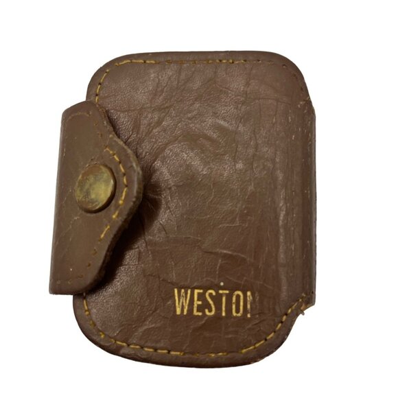 Vtg Weston Master II Exposure Meter Model 853 With Leather Case 58e - Picture 3 of 6